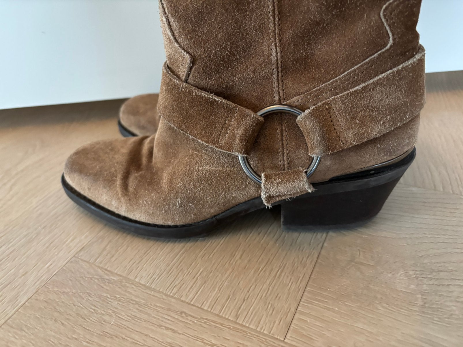 Via vai cowboylaarzen mt 36, Ophalen, Zo goed als nieuw, Beige