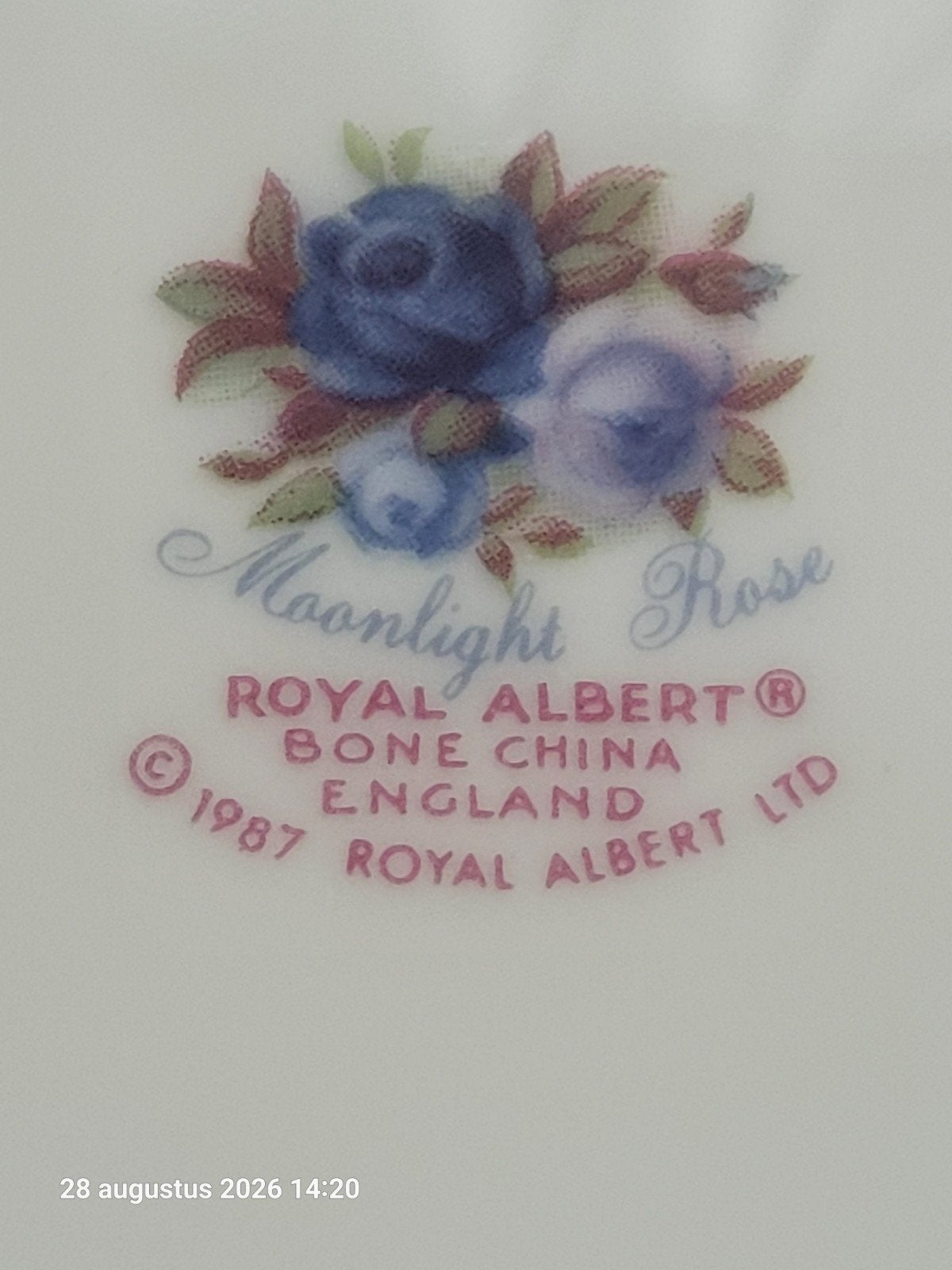 Royal Albert Moonlight Rose Servies - Compleet 6 delig, Ophalen of Verzenden, Nieuw, Porselein, Compleet servies