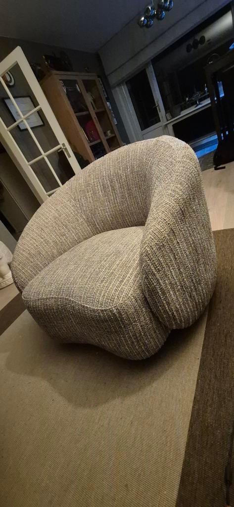 EICHHOLTZ SWIVEL CHAIR BRICE - Draaistoel van kwaliteit, Huis en Inrichting, Stoelen, Ophalen, Overige kleuren, Zo goed als nieuw
