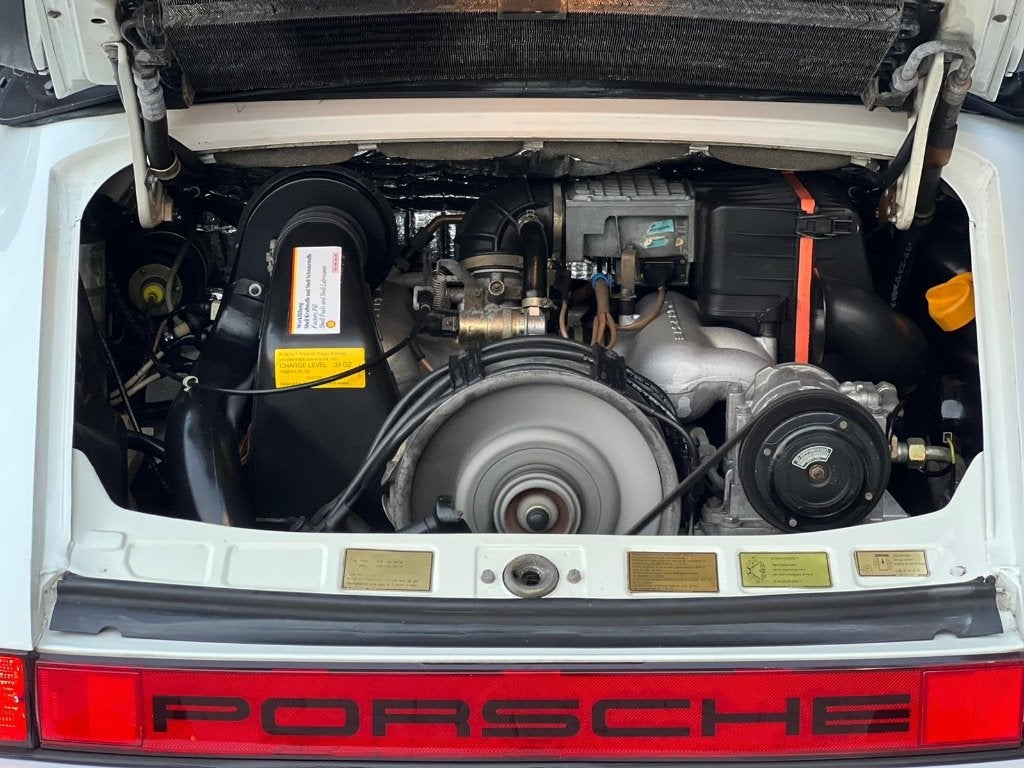 Porsche 911 Carrera 3.2 1986 - Cabriolet - Grandprix wit, foto 6