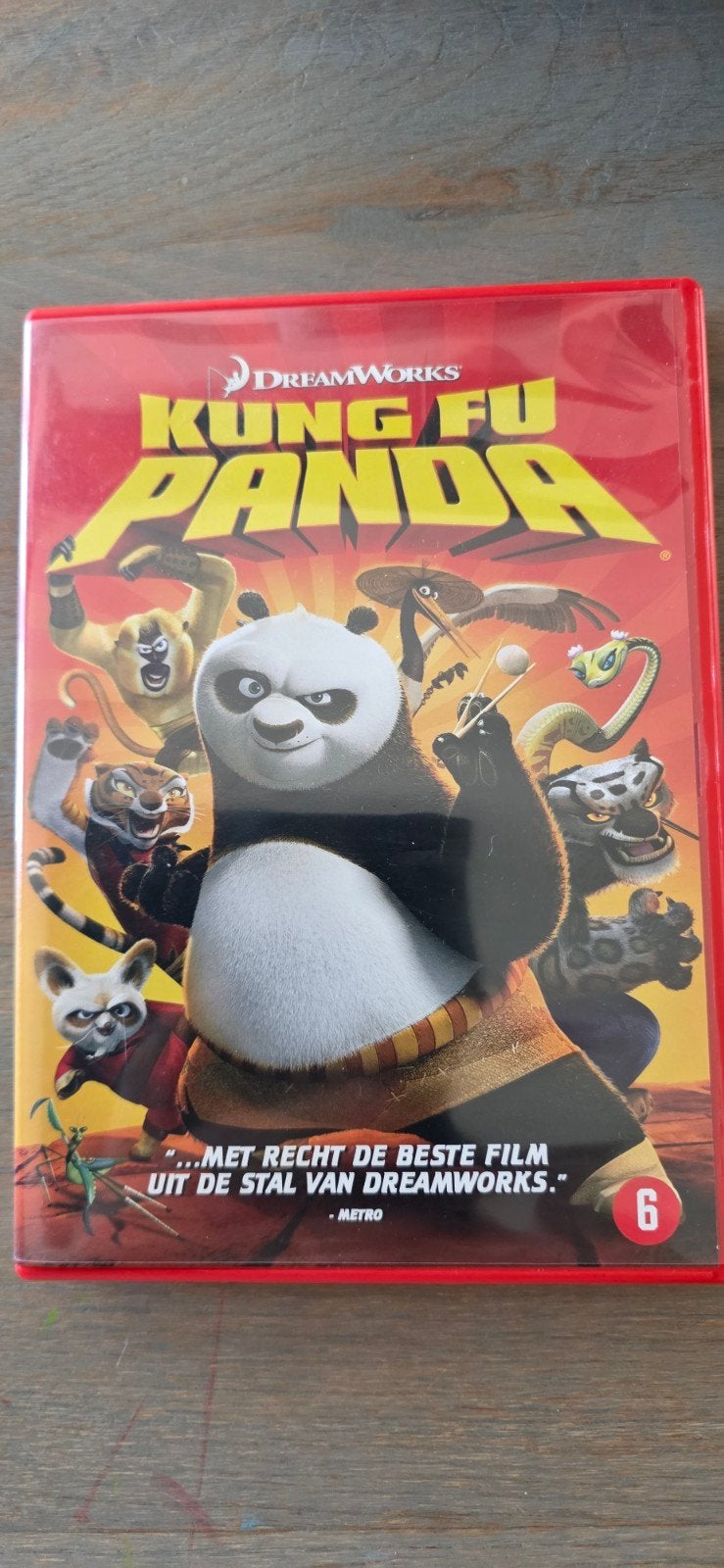 Kung Fu Panda DVD - DreamWorks Animatie Film, Gebruikt, Animatie, Nederlands, Ophalen of Verzenden
