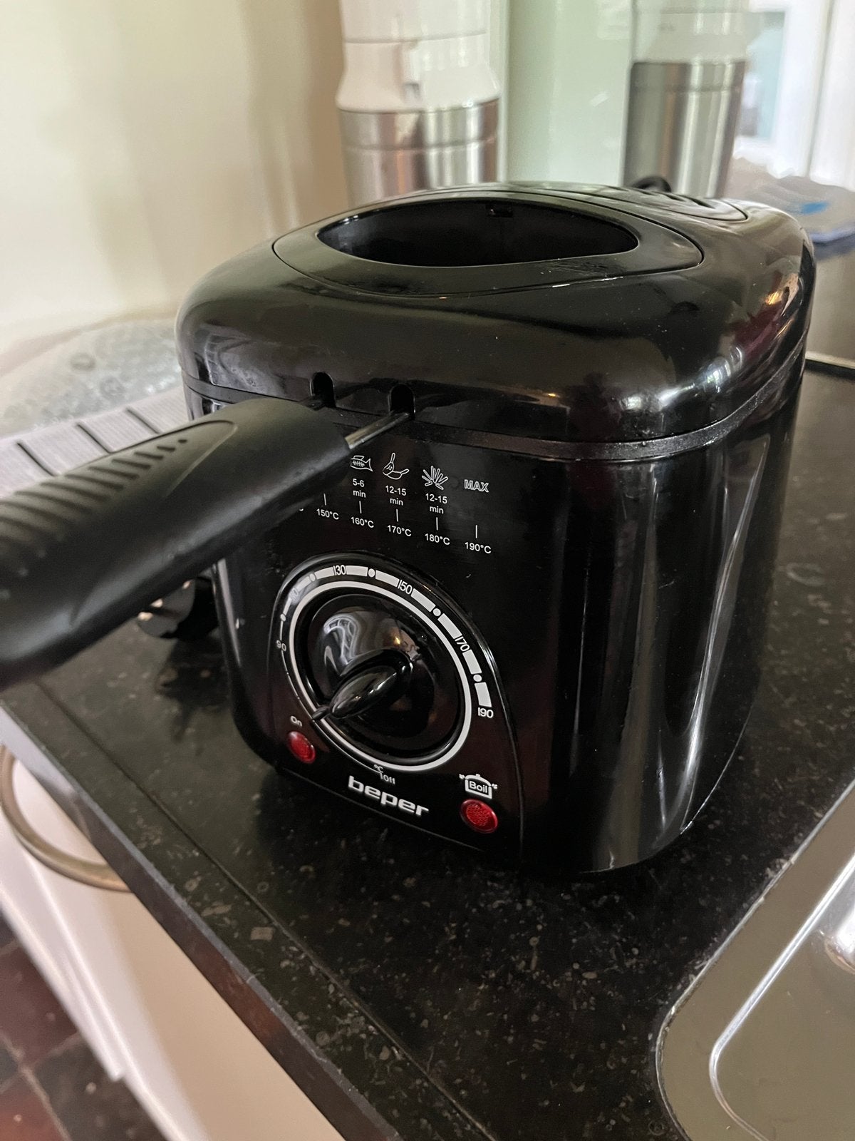 Friteuse, mini, Minder dan 1 liter, Ophalen, Zo goed als nieuw