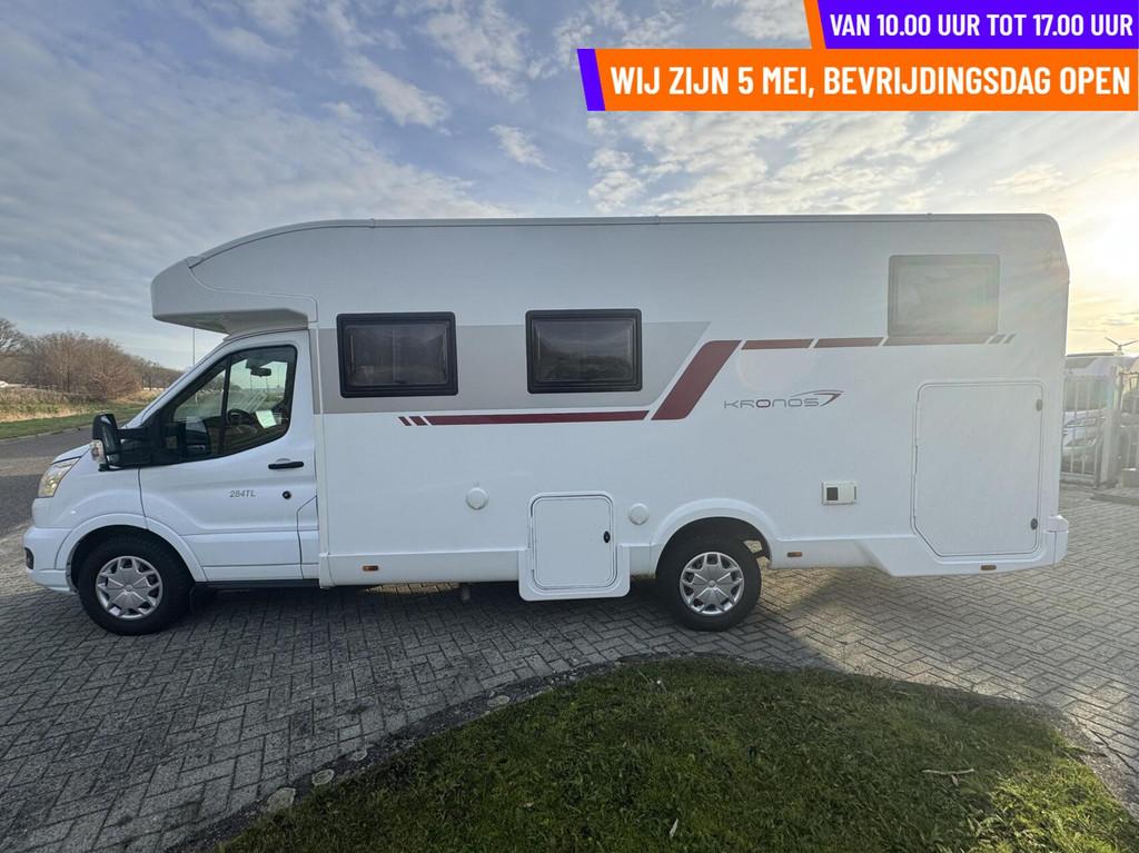 Roller team KRONOS 284 TL AUTOM.,ENKELE BEDDEN,HEFBED,AIRCO, Fietsendrager, 7 tot 8 meter, Bedrijf, Diesel