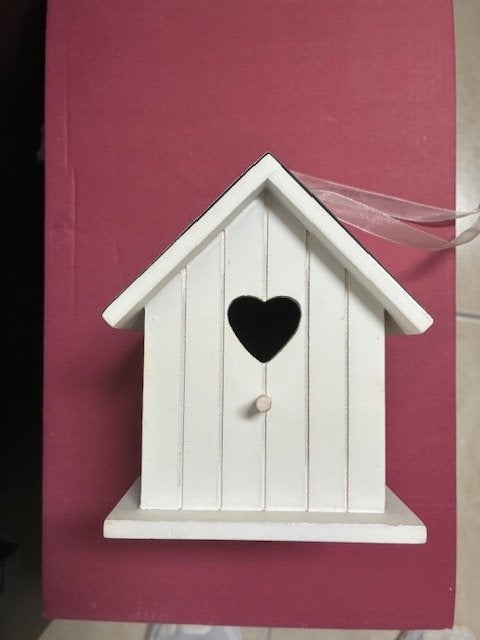 Houten Spaarpot Huisje, Verzamelen, Spaarpotten, Ophalen of Verzenden, Zo goed als nieuw, Hout, Overige thema's