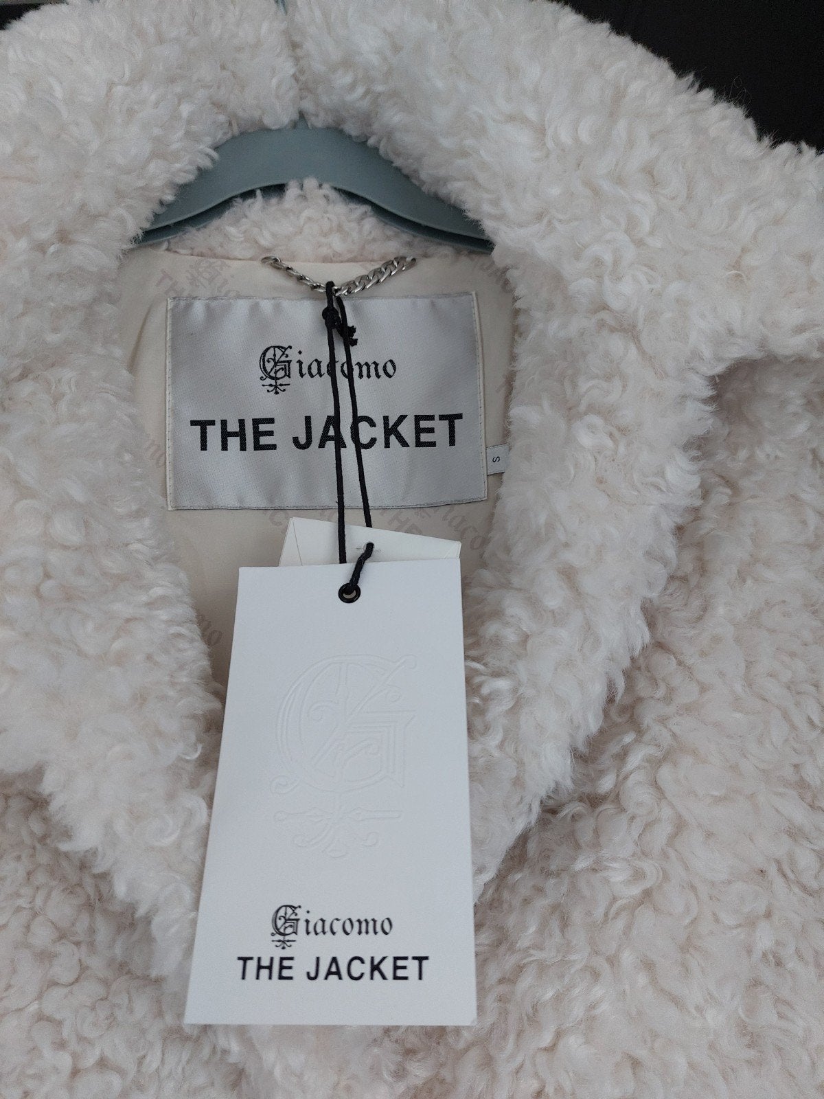 NIEUWE JAS van GIACOMO THE JACKET maat S TRENDY EN APART, Wit, Nieuw, Ophalen of Verzenden, GIACOMO THE JACKET