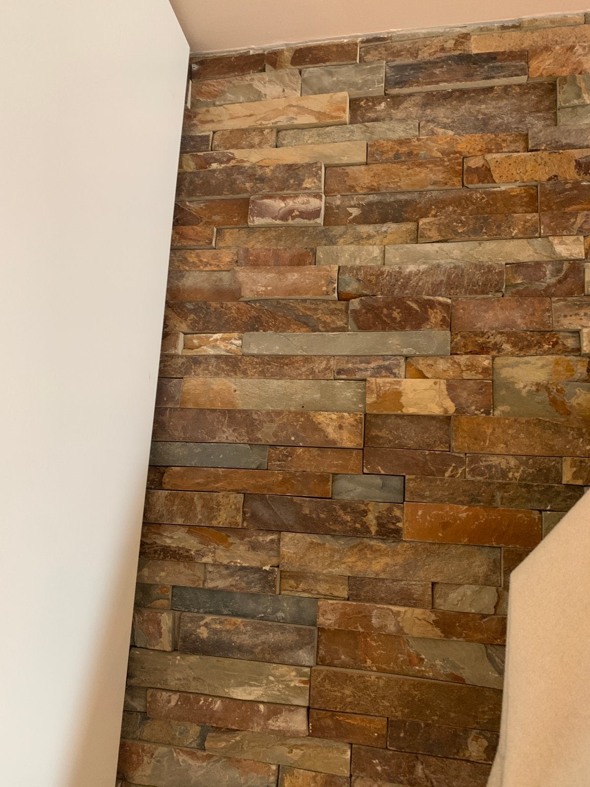 Steenstrips / stone panels - rusty slate, Ophalen, Nieuw, Minder dan 20 cm, Minder dan 5 m²