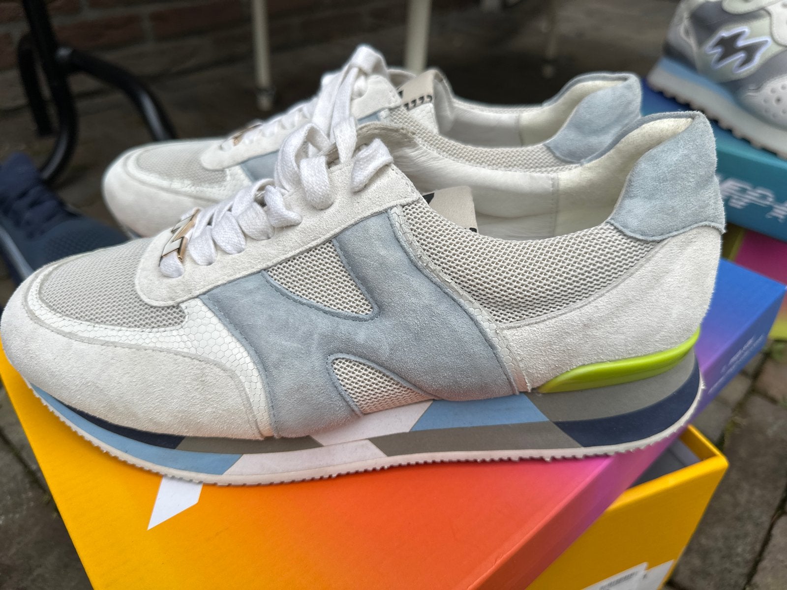 Nathan Baume sneakers - Zo goed als nieuw, Kleding | Dames, Ophalen of Verzenden, Zo goed als nieuw, Wit, Sneakers of Gympen