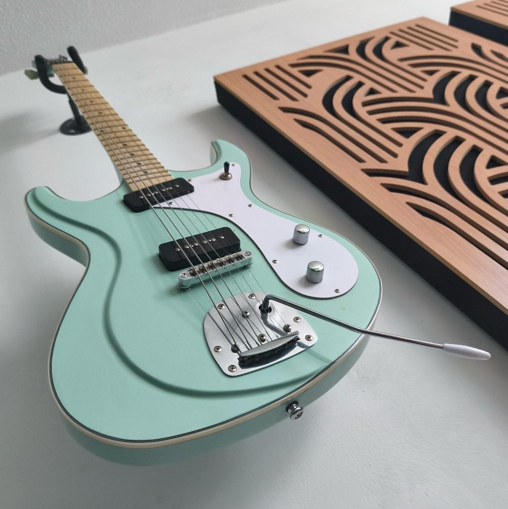 Eastwood Sidejack BARITONE DLX-M | RARE | Seafoam Green, Ophalen, Gebruikt, Solid body, Overige merken