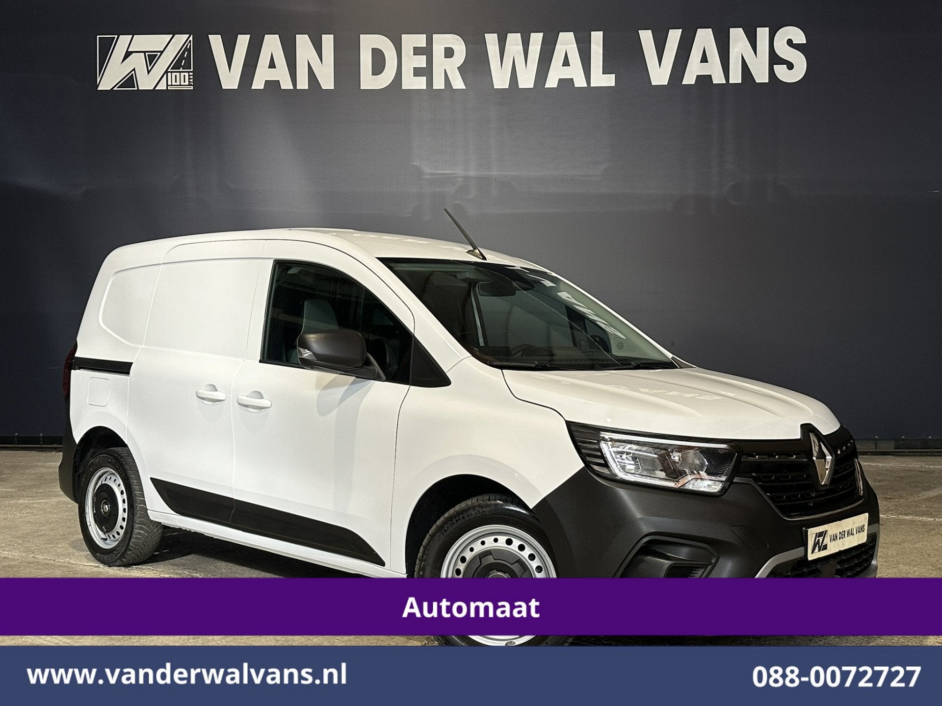 Renault Kangoo 1.2 TCe 131pk Automaat Benzine L1H1 Euro6 Air, Auto's, Gebruikt, 4 cilinders, Renault, Wit