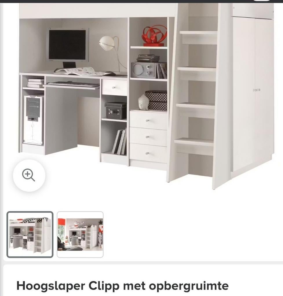 Hoogslaper, Eenpersoons, Ophalen of Verzenden, Zo goed als nieuw, 90 cm