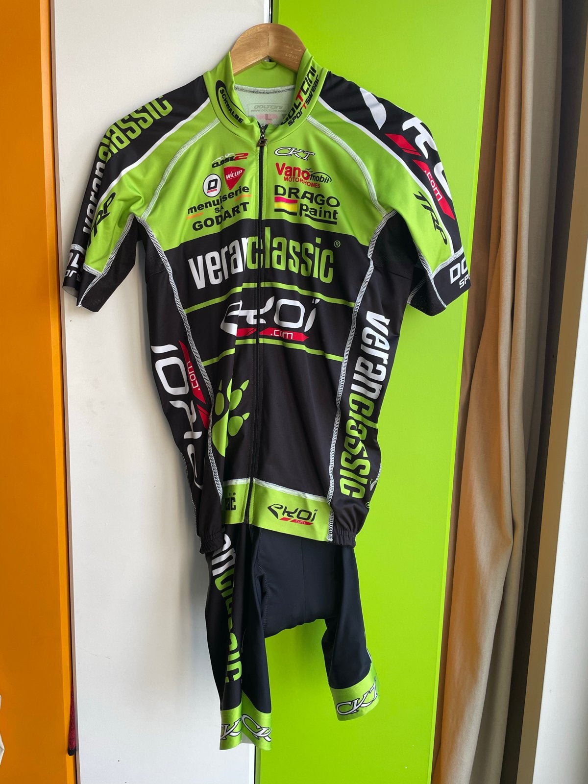 Ekoi Veran Classic L team outfit - Jersey, Bib & Gilet, Fietsen en Brommers, Gebruikt, Heren, Ophalen of Verzenden, L