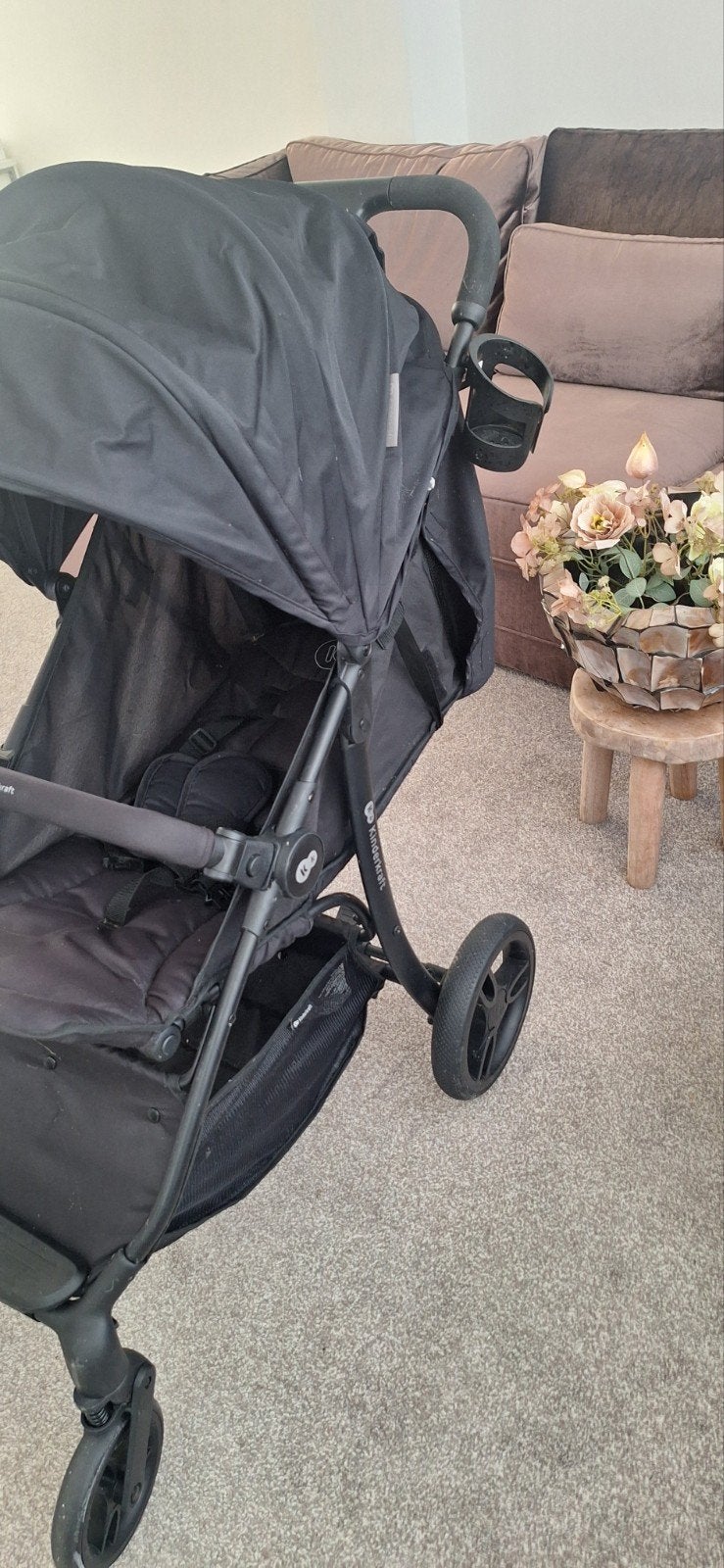 Kinderkraft Askoy Buggy - Zwart, Ophalen of Verzenden, Gebruikt, Overige merken