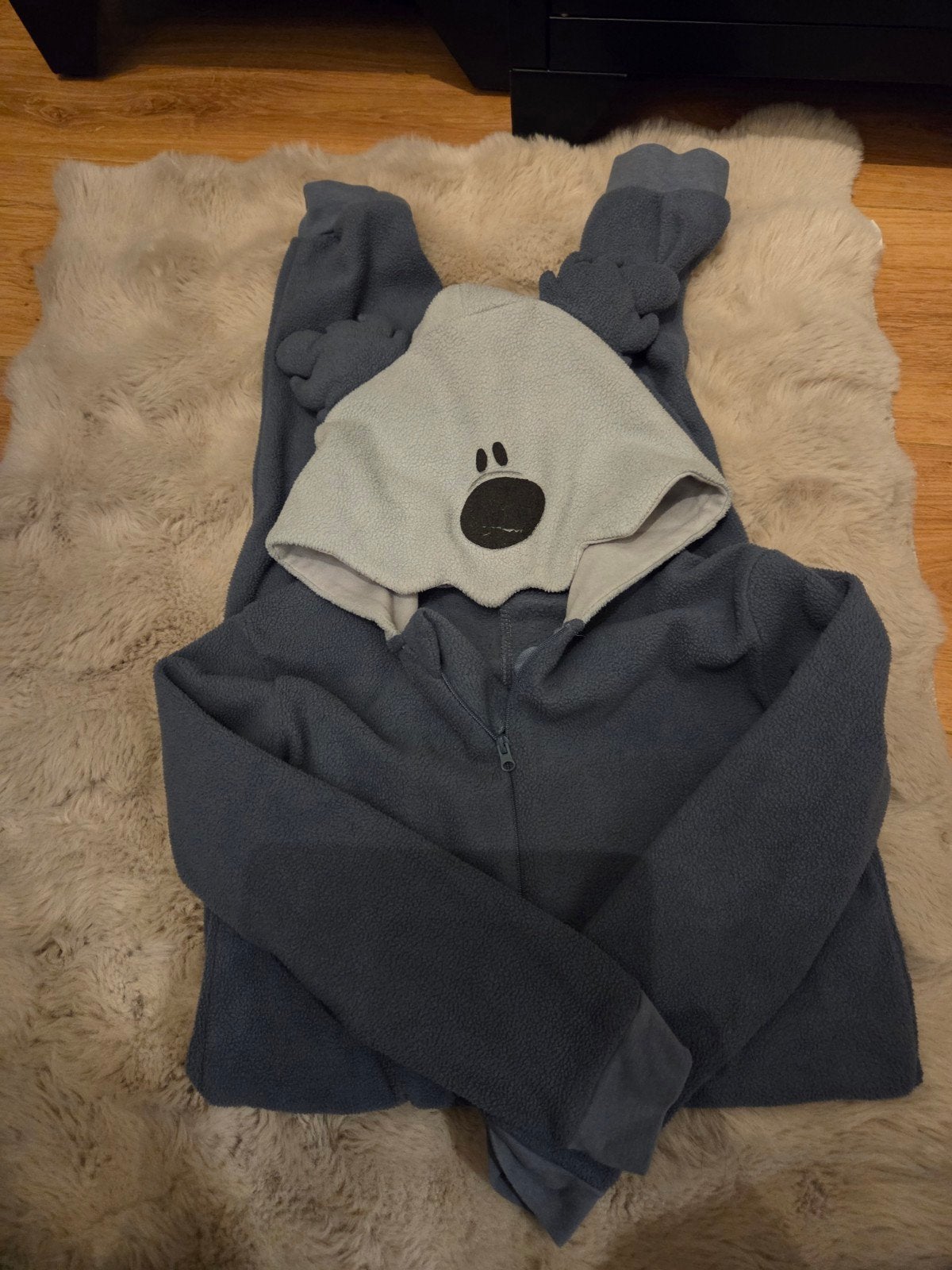Woezel en Pip Onesie - Comfortabele Fleece Jumpsuit, Kinderen en Baby's, Overige karakters, Blauw, Zo goed als nieuw, Hond
