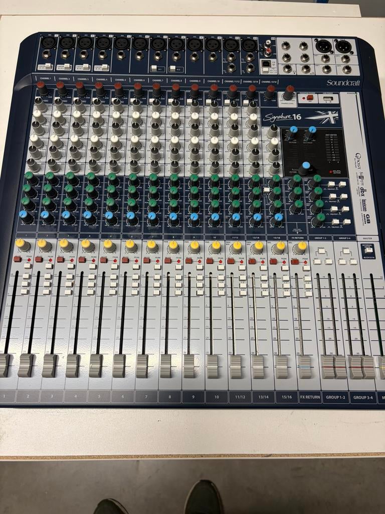 Soundcraft Signature 16 mengpaneel / mixer – nette staat, Muziek en Instrumenten, Mengpanelen, Ophalen, Zo goed als nieuw, 10 tot 20 kanalen