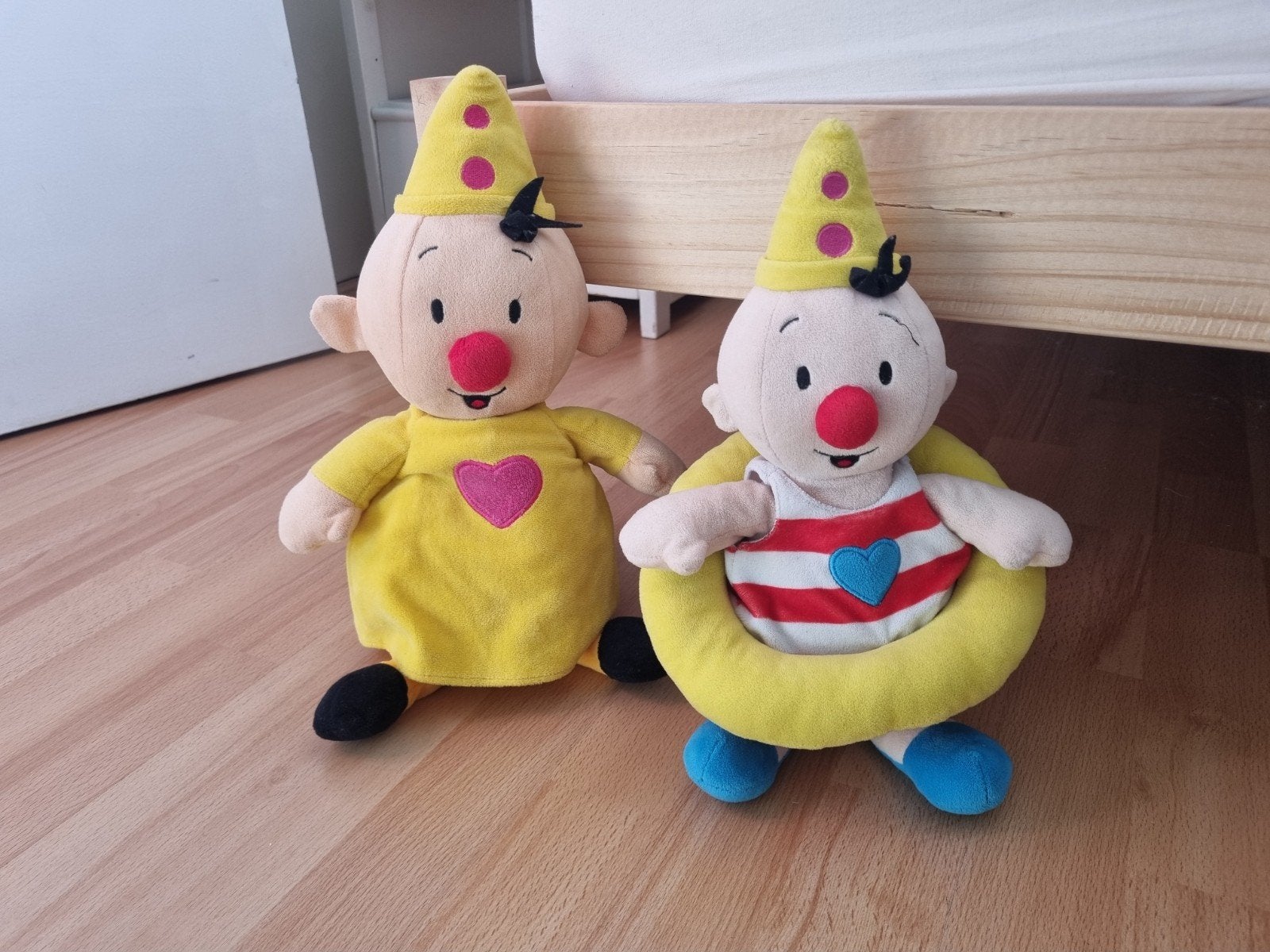 Bumba knuffels met viel en geluidjes  - Set van 2, Gebruikt, Overige merken, Met geluid, Overige karakters