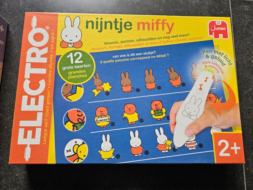 Jumbo Nijntje Miffy Electro Pen met Licht & Geluid, Ophalen, Zo goed als nieuw, Puzzelen, Met licht