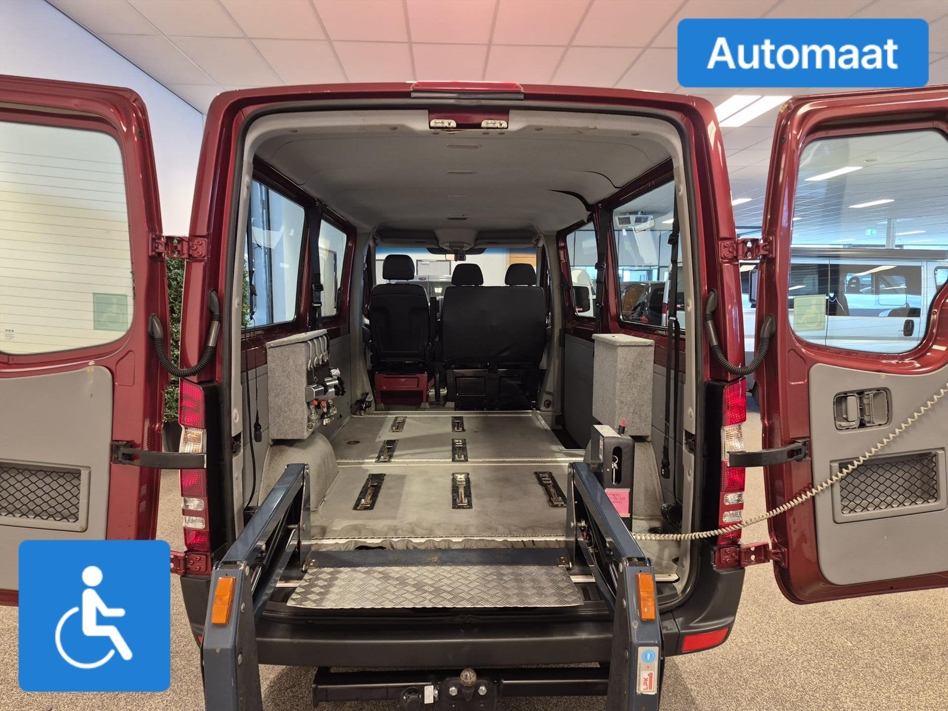Mercedes Sprinter L2H1 Rolstoelbus Groepsvervoer Automaat (a, Stof, Gebruikt, Overige modellen, 2000 kg