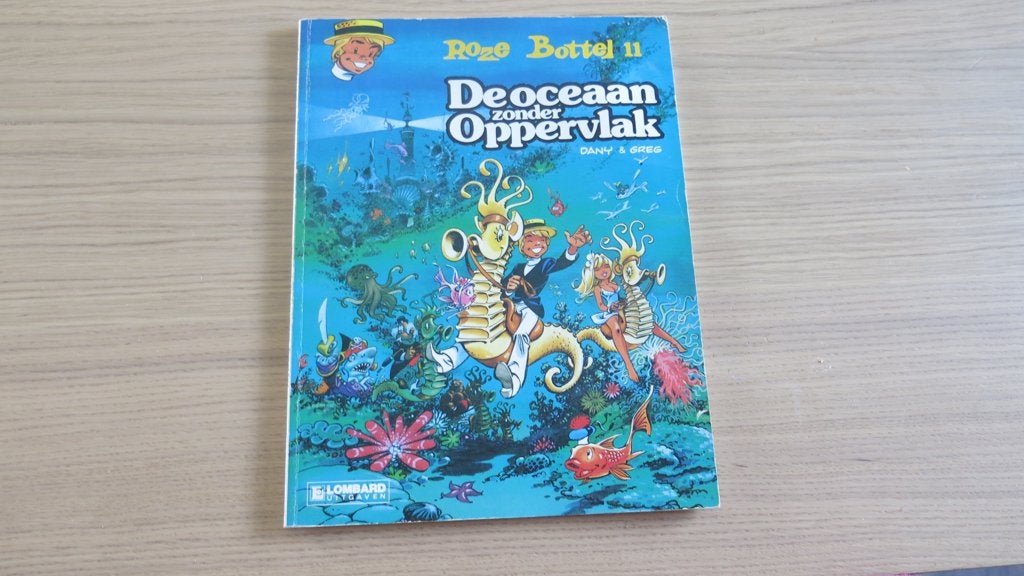 Roze Bottel - 11 De oceaan zonder oppervlak, Eén stripboek, Ophalen of Verzenden, Zo goed als nieuw