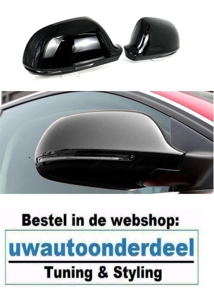 Glans Zwart Spiegelkappen Geschikt Voor Audi A3 S3 RS3 8P Fa