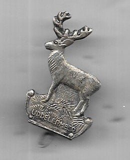 HERTEN BROCHE SPELD UDDELERMEER, Ophalen of Verzenden, Gebruikt, Stad of Land, Speldje of Pin