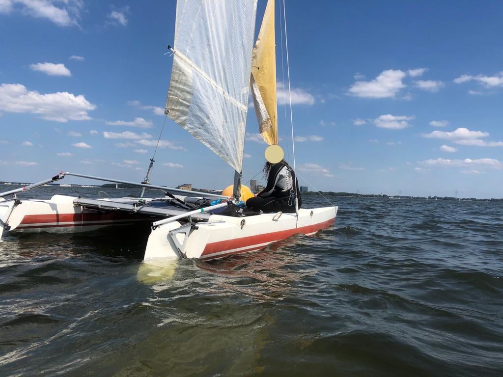 TE KOOP CATAMARAN DART 15, Ophalen, Gebruikt, Polyester, Tot 6 meter