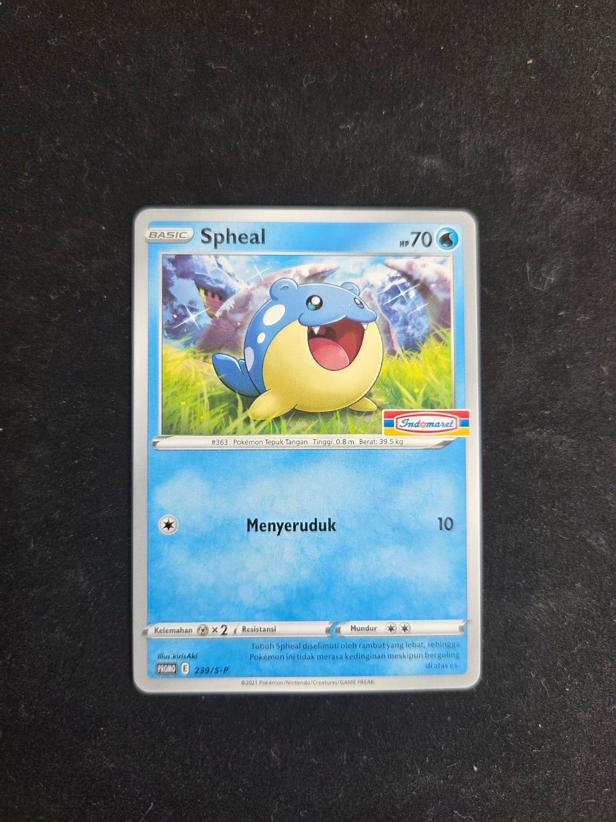 Spheal 239/S-P Indomaret - Sword & Shield Indonesian Promo, Ophalen of Verzenden, Zo goed als nieuw