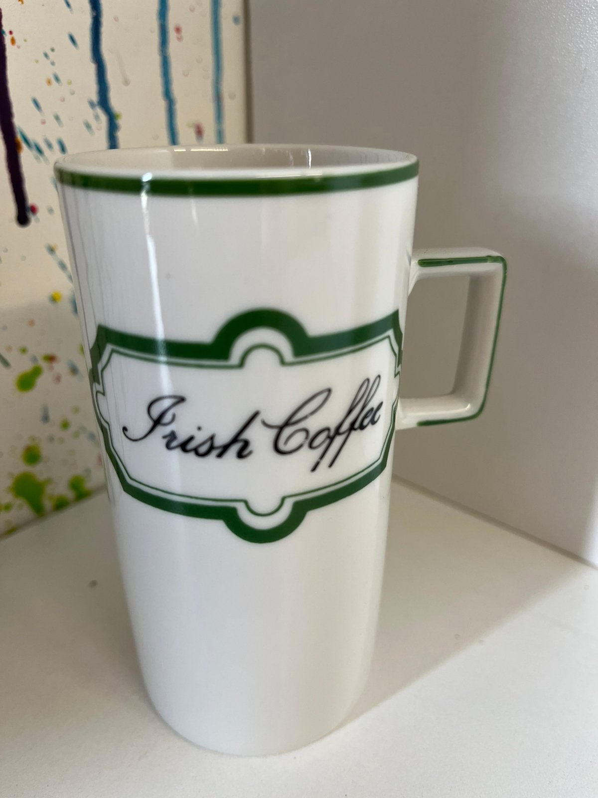 Irish Coffee kopjes set van 6, Vintage, Nieuw, Porselein, Mok