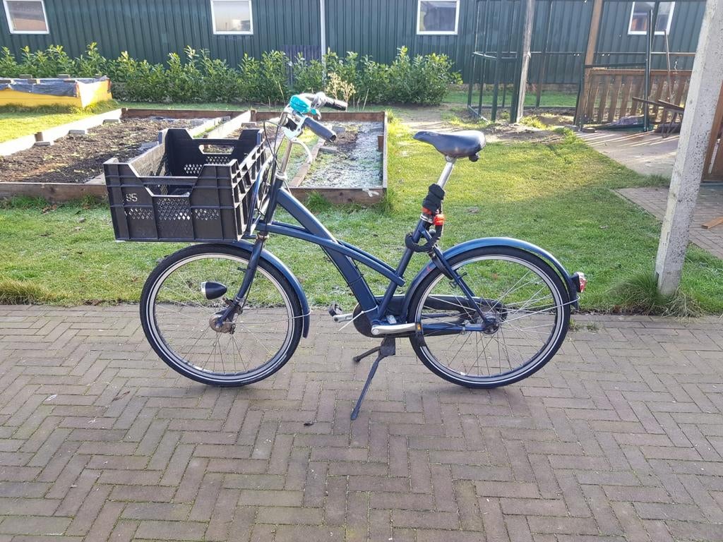 Bakkersfiets met grote krat, Ophalen, Gebruikt