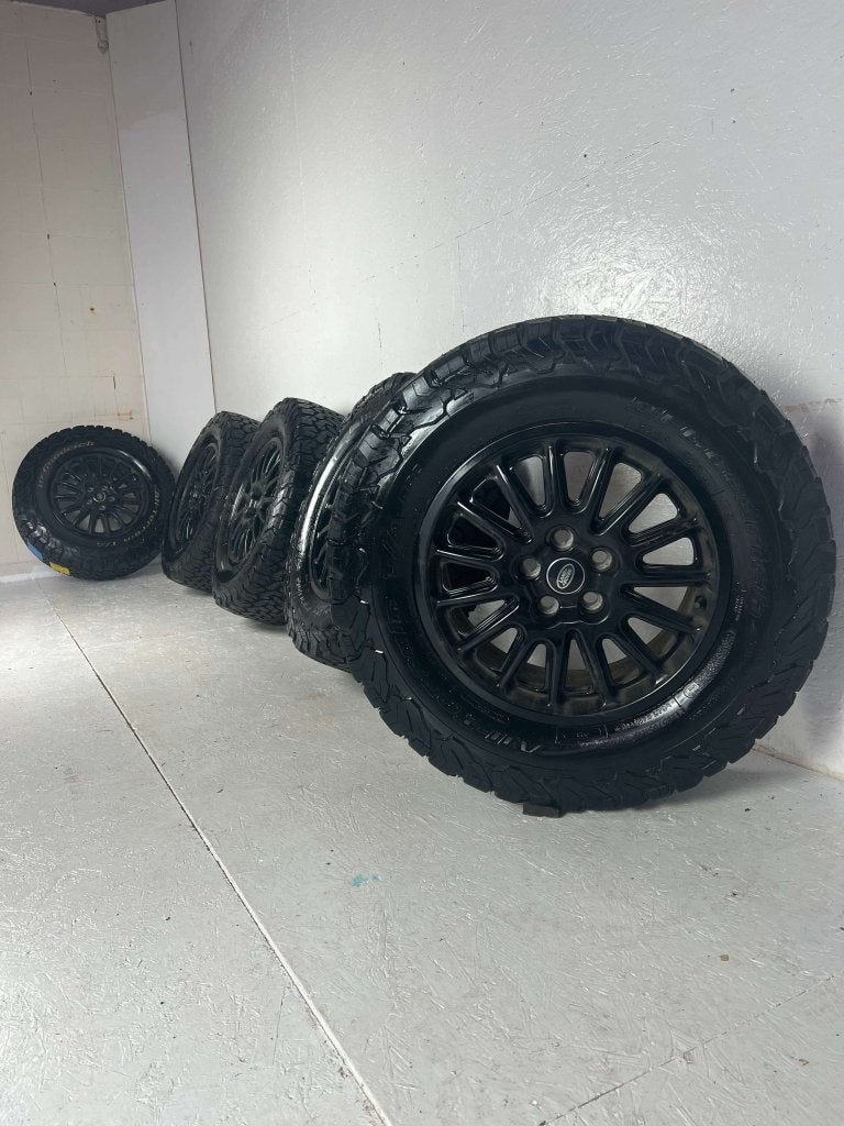 5x Originele Landrover Defender velgen 18" 5x120 all-season, Niet ingevuld, 18 inch, Gebruikt, 285 mm