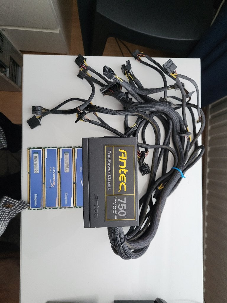 PC voeding geheugen prosessor, Computers en Software, Gebruikt, 32 GB, DDR3, Ophalen of Verzenden