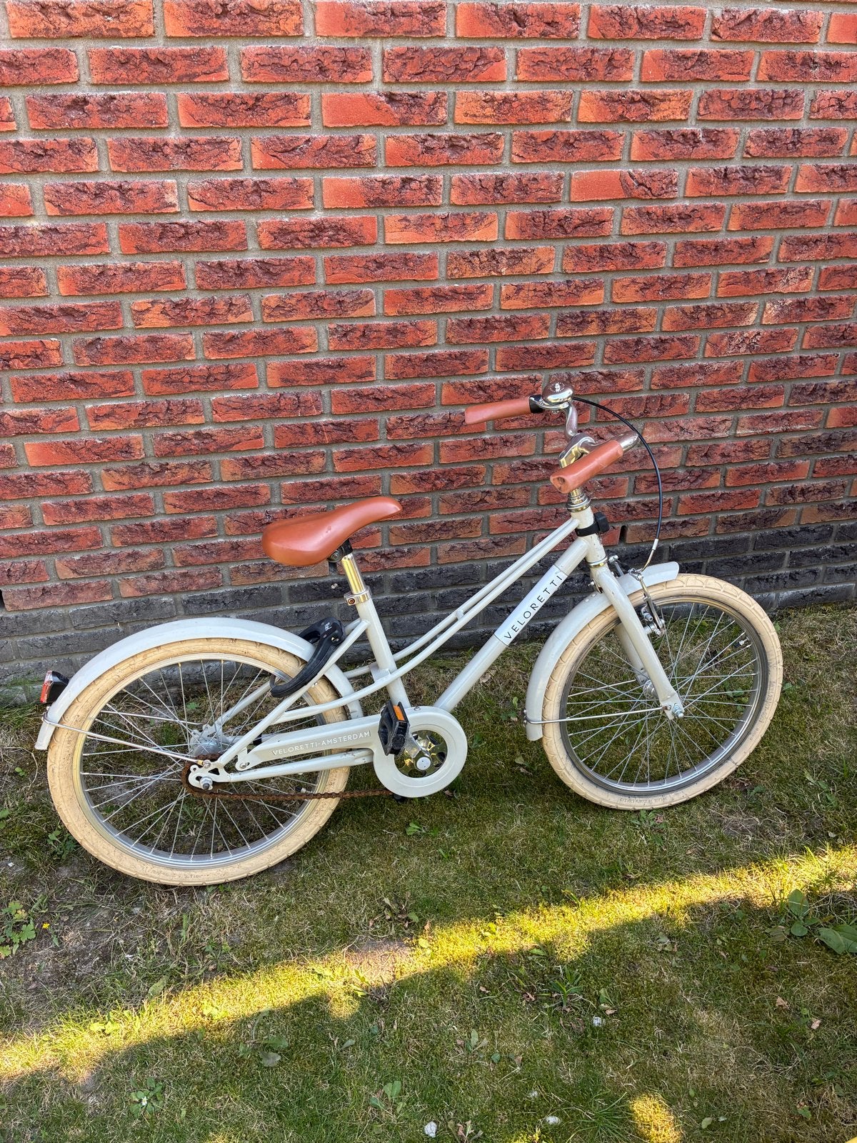 Veloretti junior pebble grey kinderfiets 20 inch, Ophalen, Gebruikt, Velgrem, Handrem