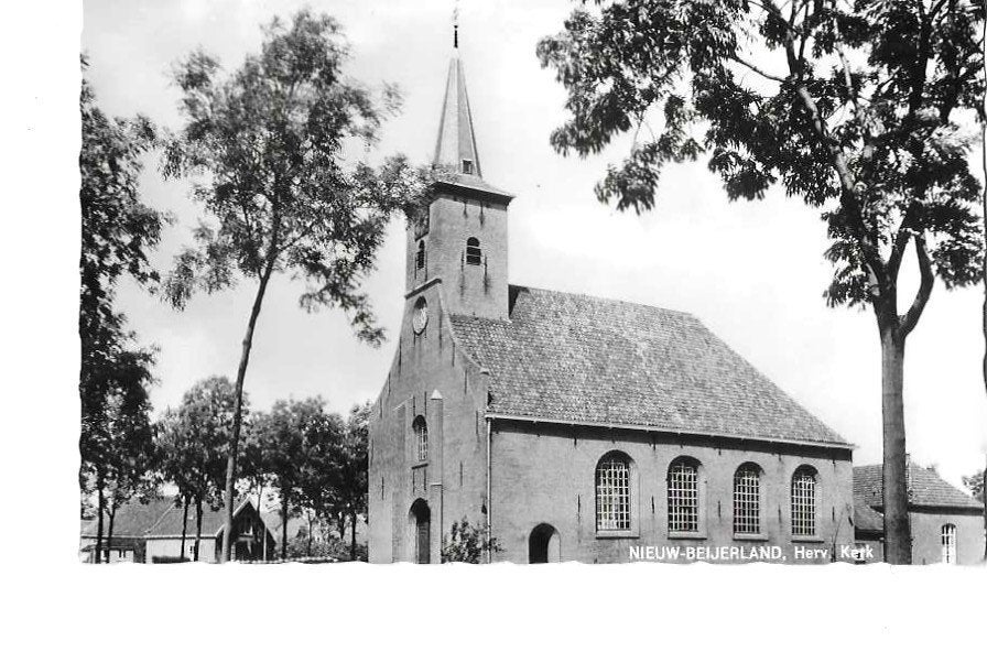 Nieuw Beijerland, Ophalen of Verzenden, 1940 tot 1960, Ongelopen, Zuid-Holland