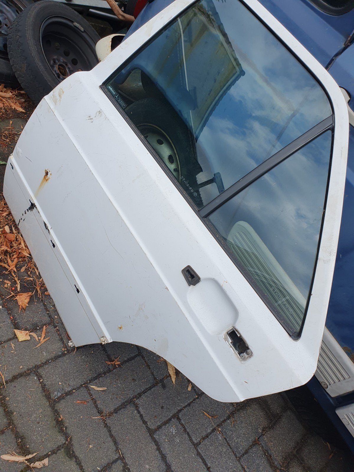te koop achter deur mercedes  190  1985 tot 1992, Auto-onderdelen, Ophalen, Gebruikt, Achter, Deur