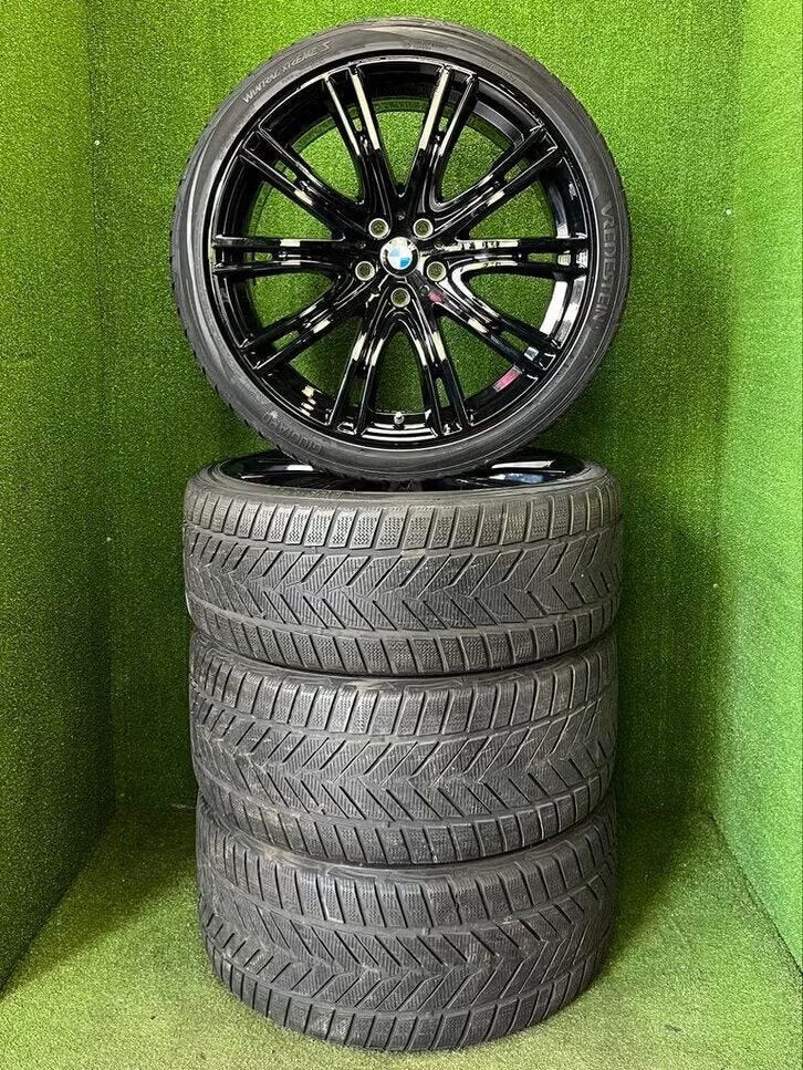 Originele 20 inch BMW 759i black velgen winterbanden G30 G31, Auto-onderdelen, Banden en Velgen, Banden en Velgen, Germany, Info@bmw.com