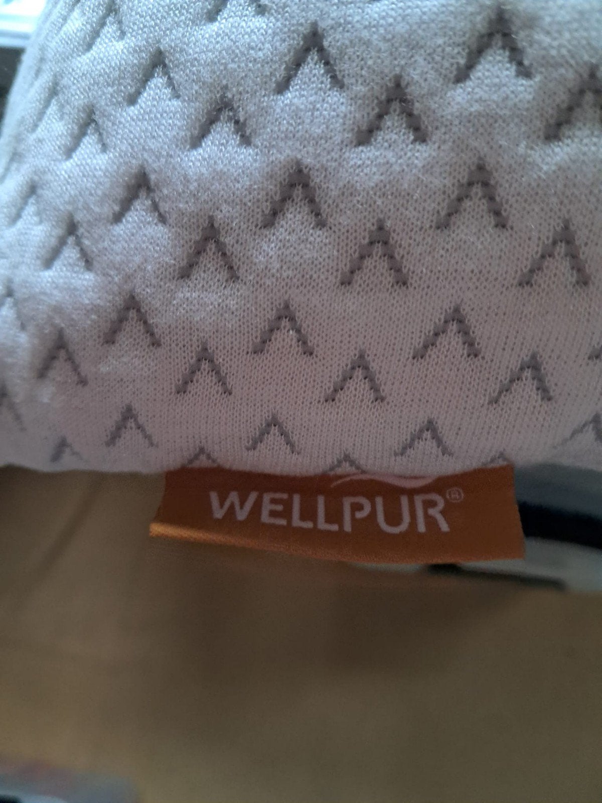 Wellpur Memory Foam Kussen 48x58x15 cm, Ophalen, Eenpersoons, Wit, Zo goed als nieuw