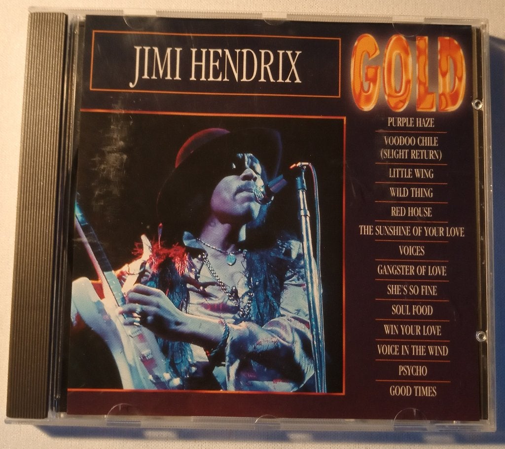 cd Jimi Hendrix - Gold. VG+, Ophalen of Verzenden, Gebruikt, Rock, Verzamelalbum