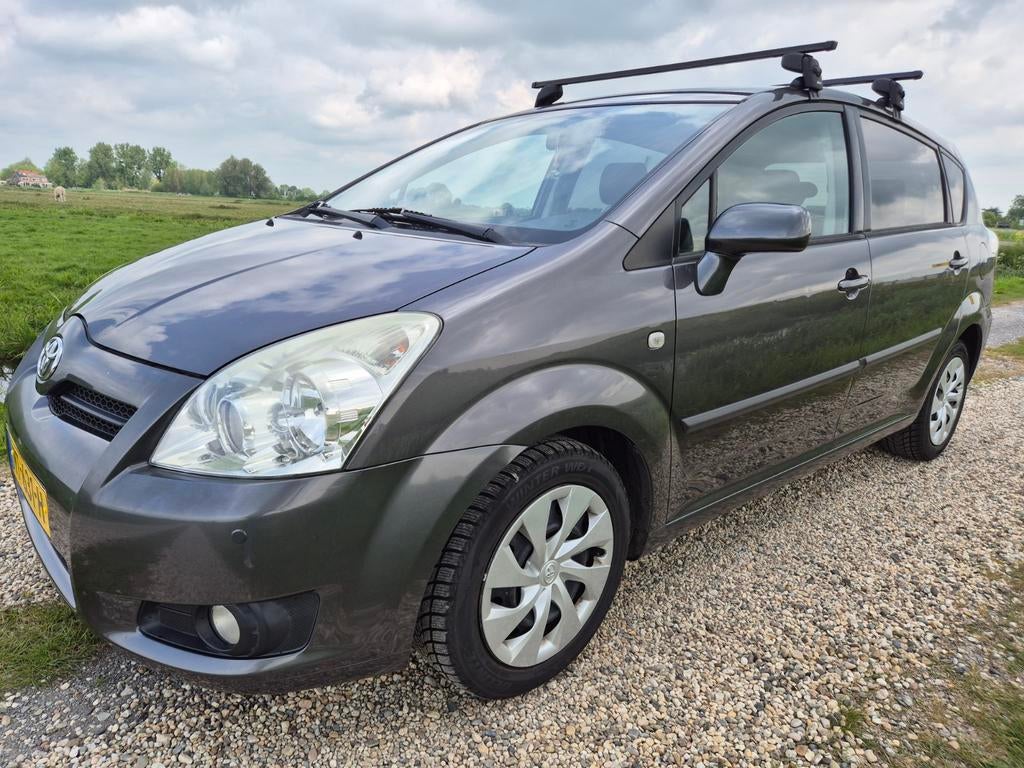 Toyota Corolla Verso 1.8 Vvt-i 7P 2008 Grijs, 4 cilinders, 129 pk, Electronic Stability Program (ESP), 7 stoelen