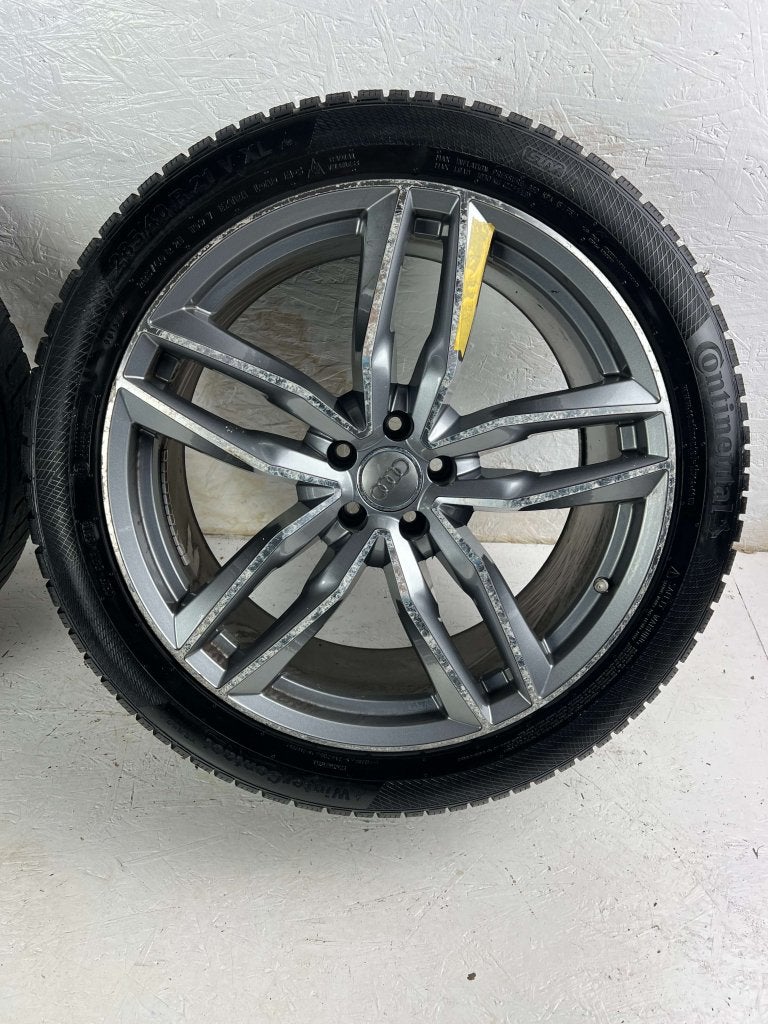 Audi Q7 SQ7 Q8 SQ8 gunner velgen 21" 5x112 winterset 7mm!, Auto-onderdelen, Banden en Velgen, Niet ingevuld, Gebruikt, 285 mm