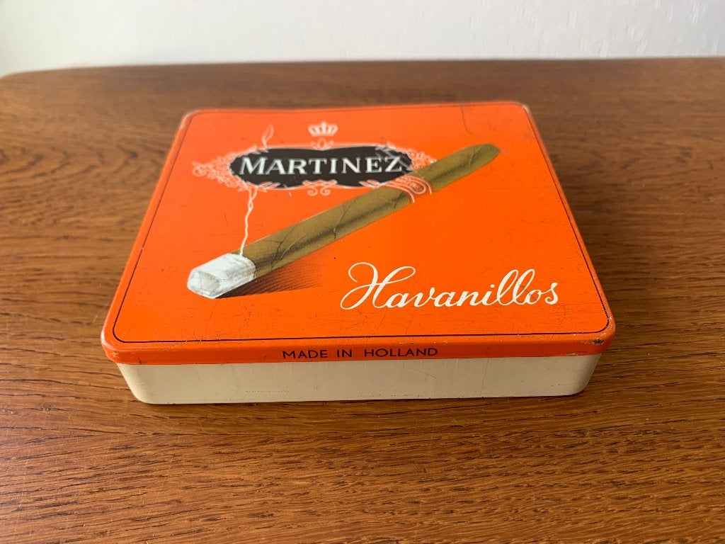 Blik "Martinez" 'Havanillos', Verzamelen, Blikken, Ophalen of Verzenden, Zo goed als nieuw, Overige