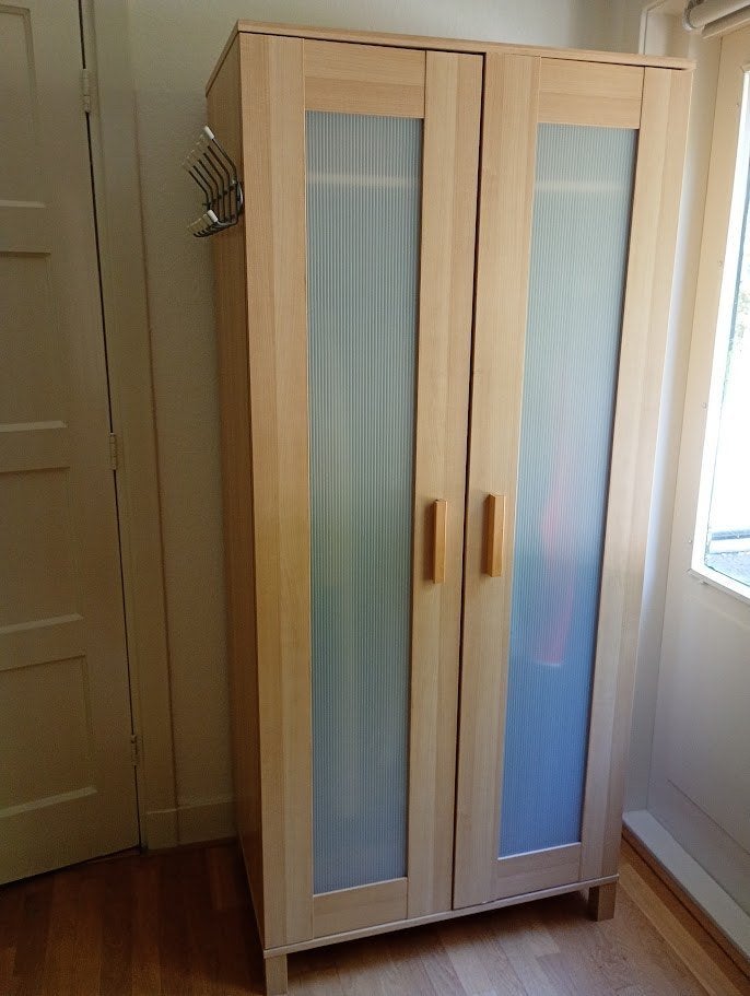 kledingkast, Ophalen, Gebruikt, 100 tot 150 cm, Met plank(en)