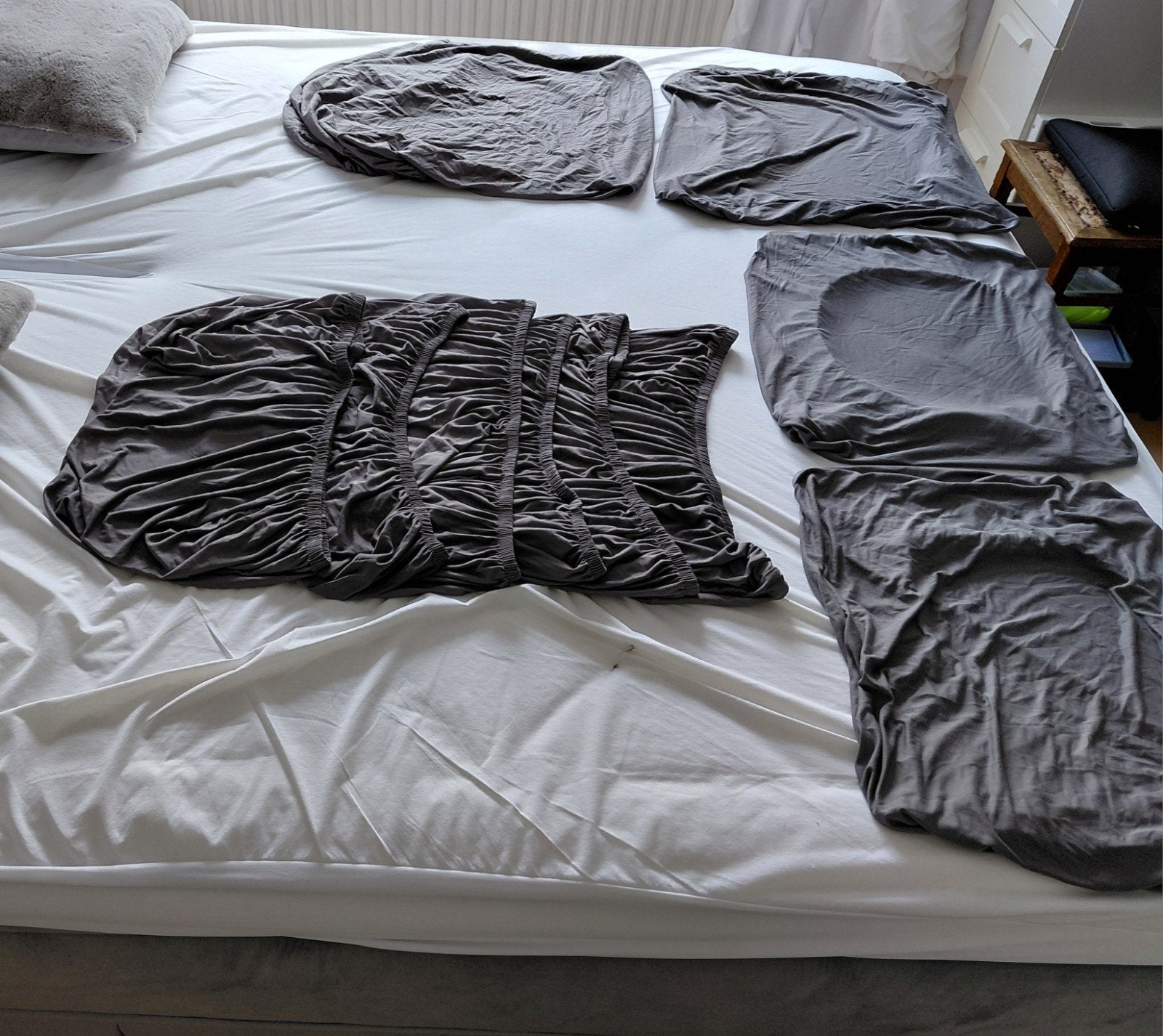 Te koop, hoezenset voor loungebank. Weinig gebruikt, Ophalen of Verzenden, Zo goed als nieuw