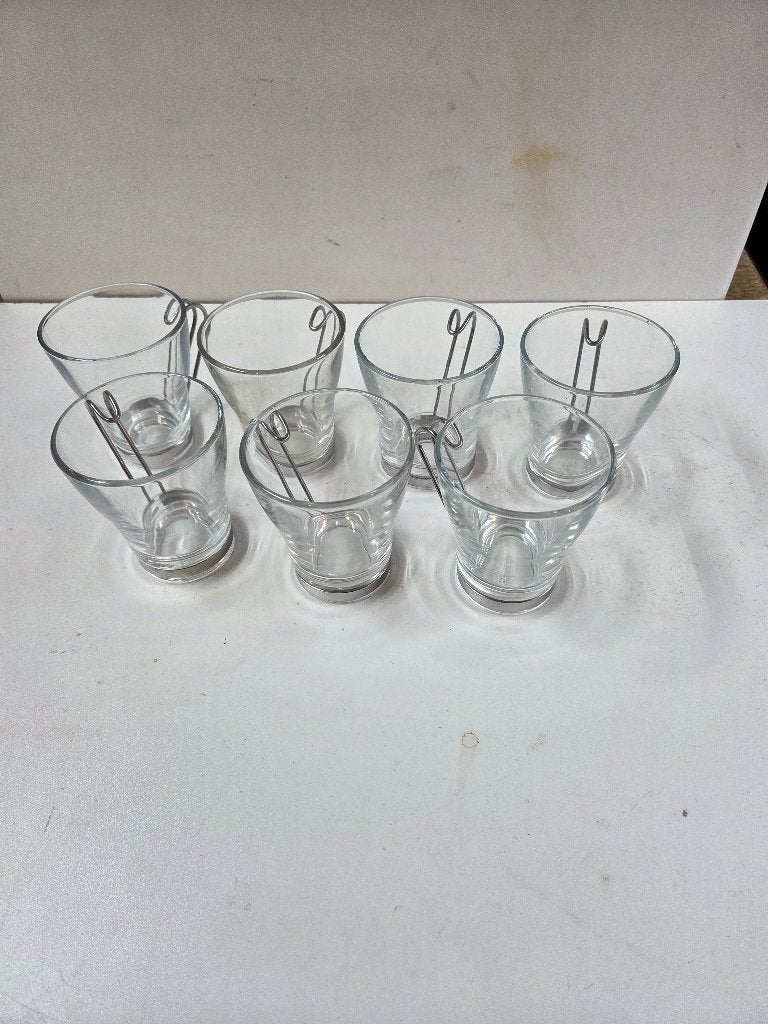 bormioli rocco cappuchino glazen, 7 stuks, Nieuw, Ophalen of Verzenden, Glas, Overige stijlen