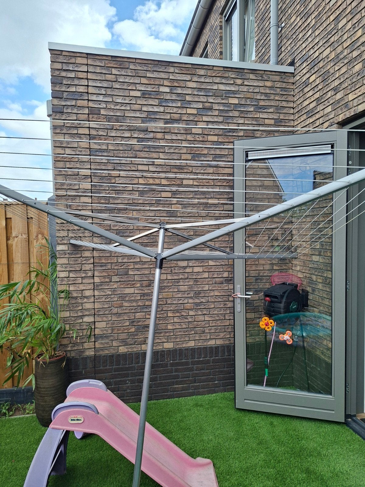 Brabantia droogmolen, met hoes, zonder grondanker, Tuin en Terras, Droogmolens en Wasrekken, Ophalen, Droogmolen