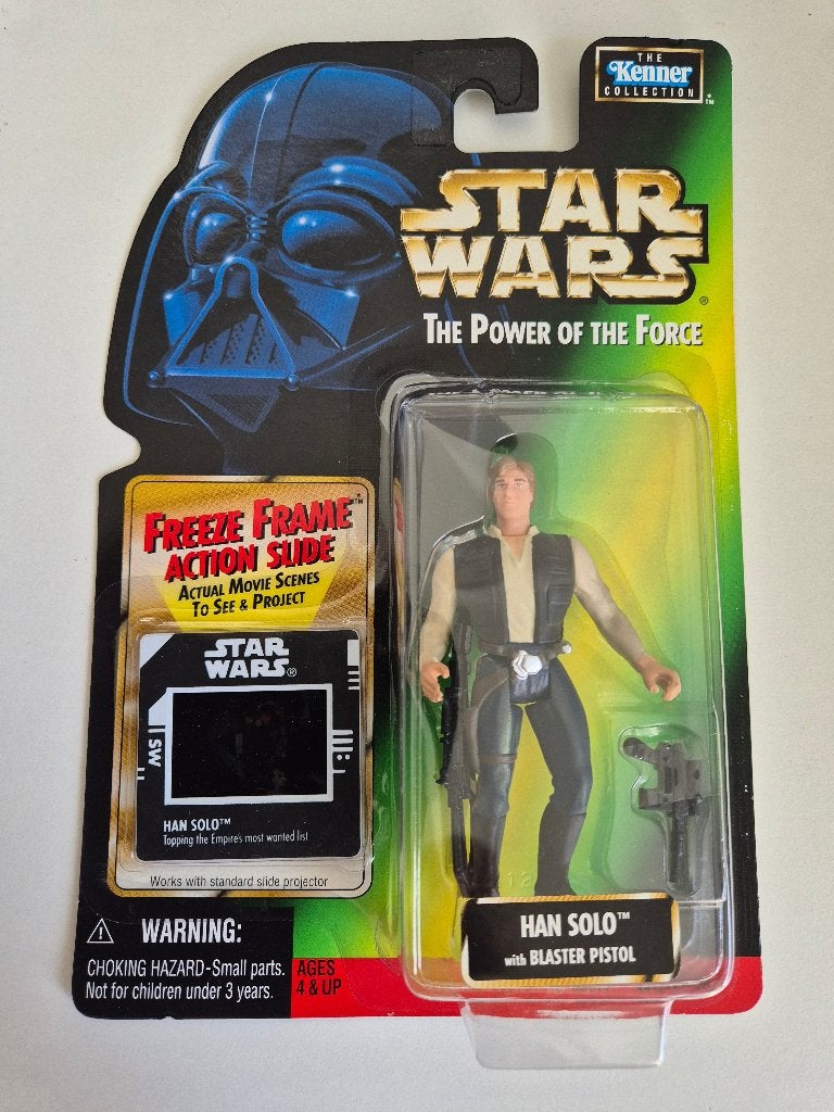-5% Star Wars POTF FF Han Solo with Blaster Rifle, Verzamelen, Ophalen of Verzenden, Nieuw, Actiefiguurtje