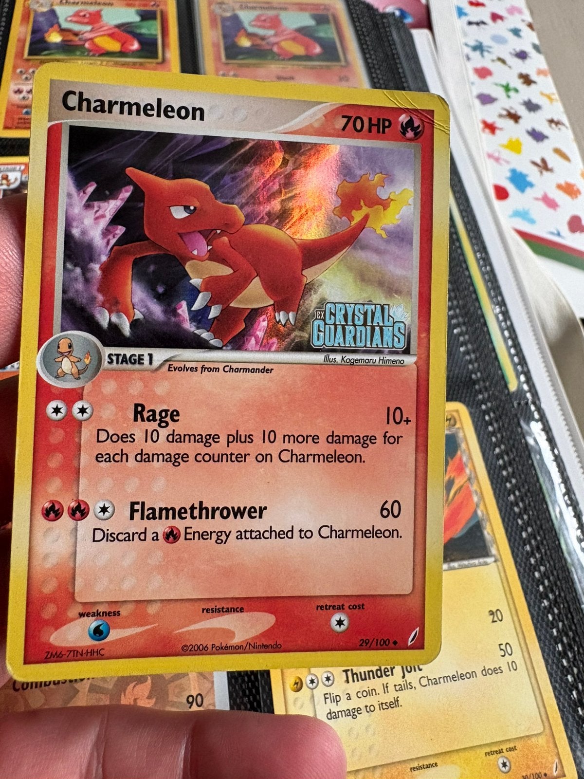 Charmeleon crystal stamped holo, Hobby en Vrije tijd, Verzamelkaartspellen | Pokémon, Ophalen of Verzenden, Zo goed als nieuw