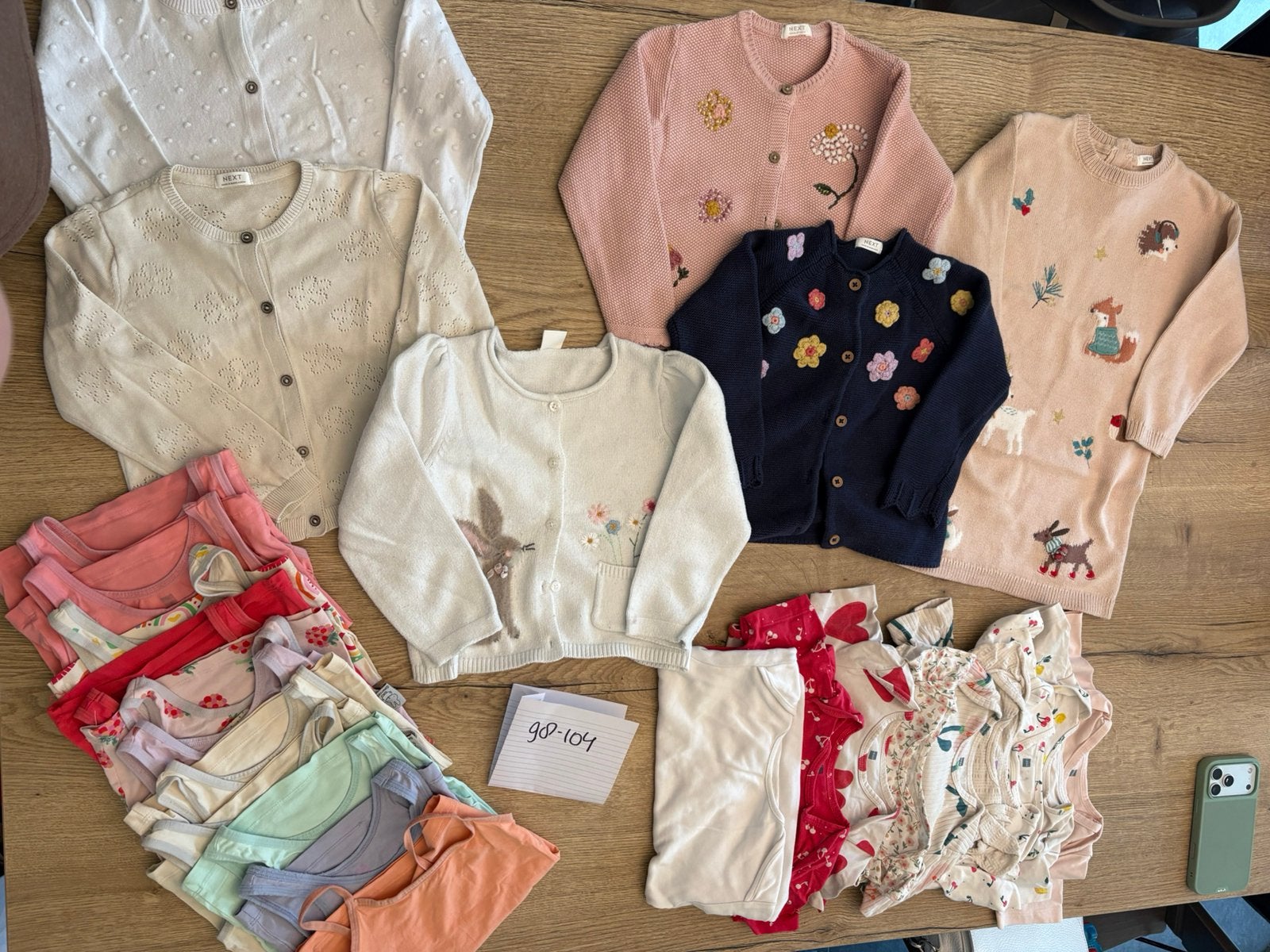 Kledingpakket meisje 98-104 ZGAN Next, Hema, Kinderen en Baby's, Babykleding | Baby-kledingpakketten, Ophalen of Verzenden, Zo goed als nieuw