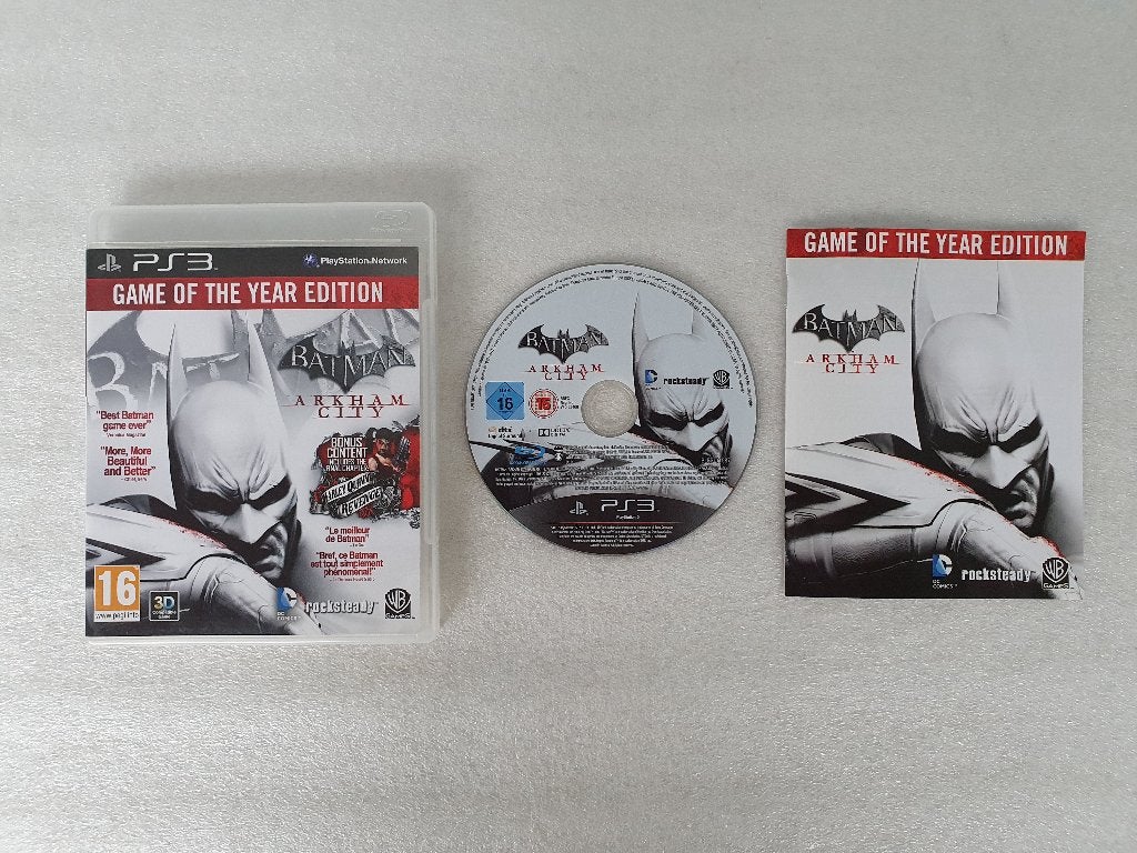 PS3: Batman - Arkham City (Game of the Year Edition), Spelcomputers en Games, Games | Sony PlayStation 3, Avontuur en Actie, Gebruikt