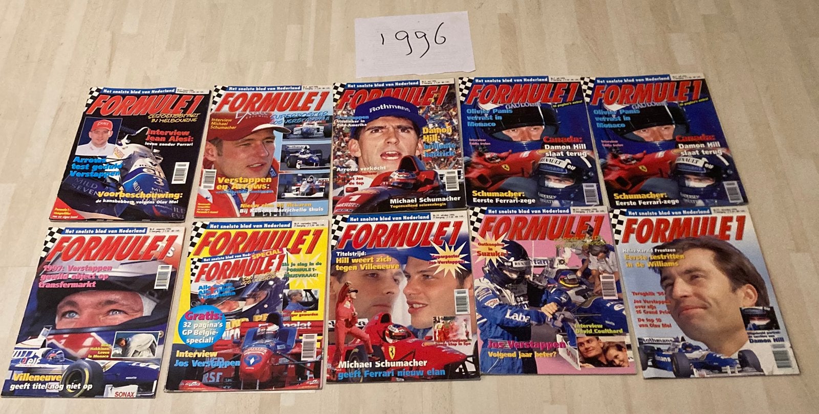 121 Formule 1 bladen, Ophalen of Verzenden, Gebruikt, Formule 1