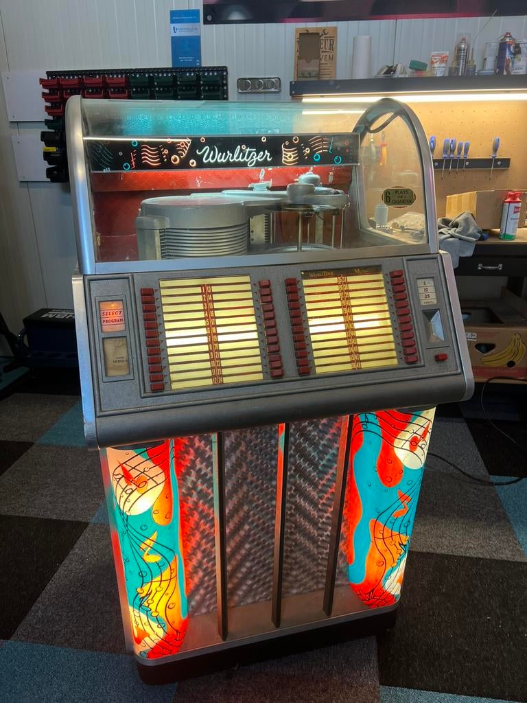 KOOPJE! —>> Wurlitzer 1650A, Verzamelen, Automaten | Jukeboxen, Ophalen, Gebruikt, 1950 tot 1960, Wurlitzer