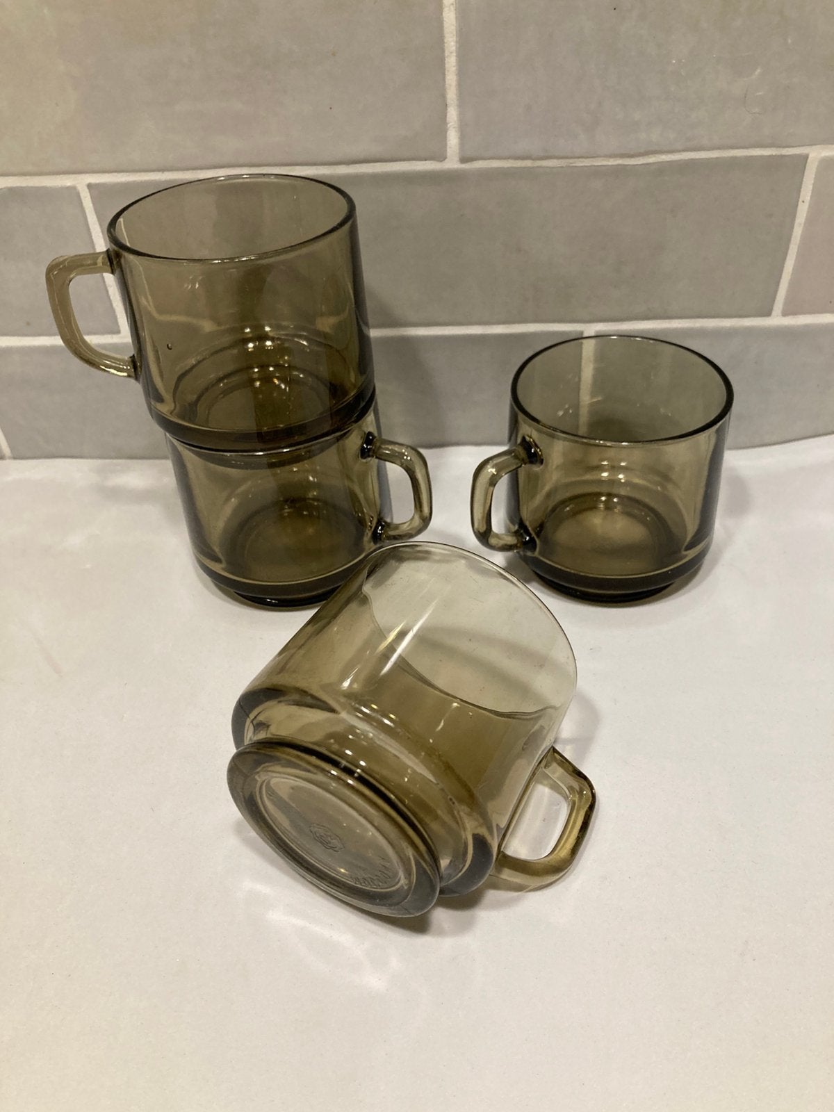 Moccona thee of koffieglas (031224), Gebruikt, Overige typen, Ophalen of Verzenden, Glas